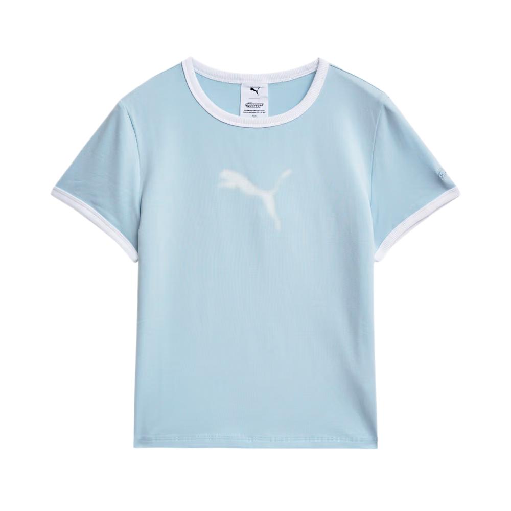 

Puma Pullover Solid Color Anime Graphic T-Shirt Unisex Tops 63786568 S