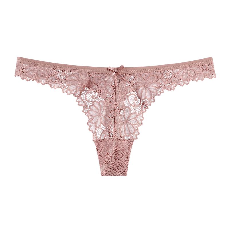 Women's Lace Panties Mesh G-string Female Underpant Waist Female Underwear Lingerie Sexy Hollow Out Low Thong