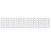 100pcs Resealable Odor Proof Pouch Holographic Smell Proof Packaging Bag with Clear Window for Lip Gloss