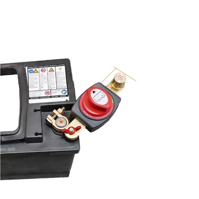 Vehicle Battery Isolator Quick Disconnect Battery Shut Off Switches Top Post Battery Disconnect Switches with Knob