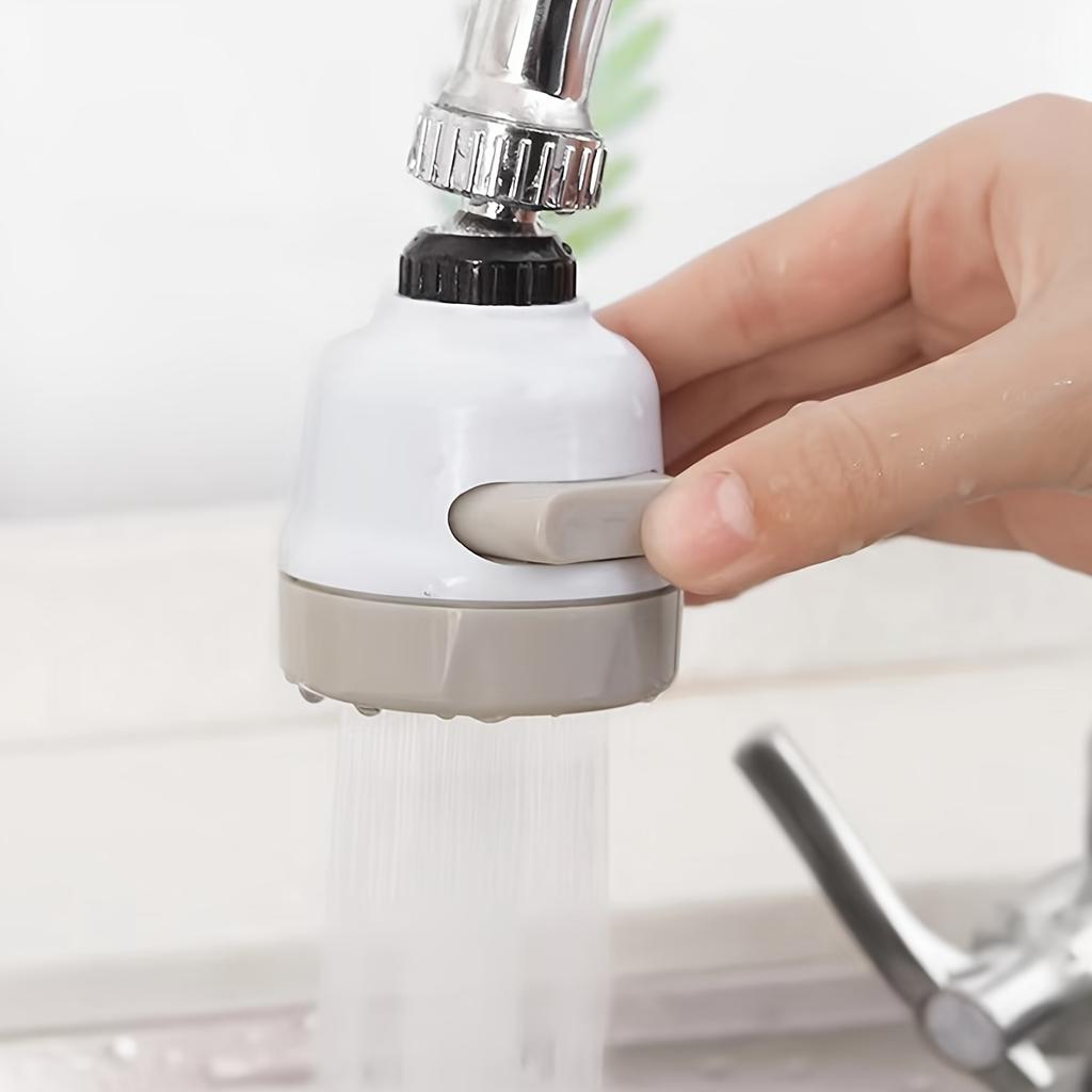 360-degree Rotatable Kitchen Faucet Nozzle with 3 Adjustable Spray Modes - Water-saving Faucet Suitable for Household Use Universal Faucet Nozzle