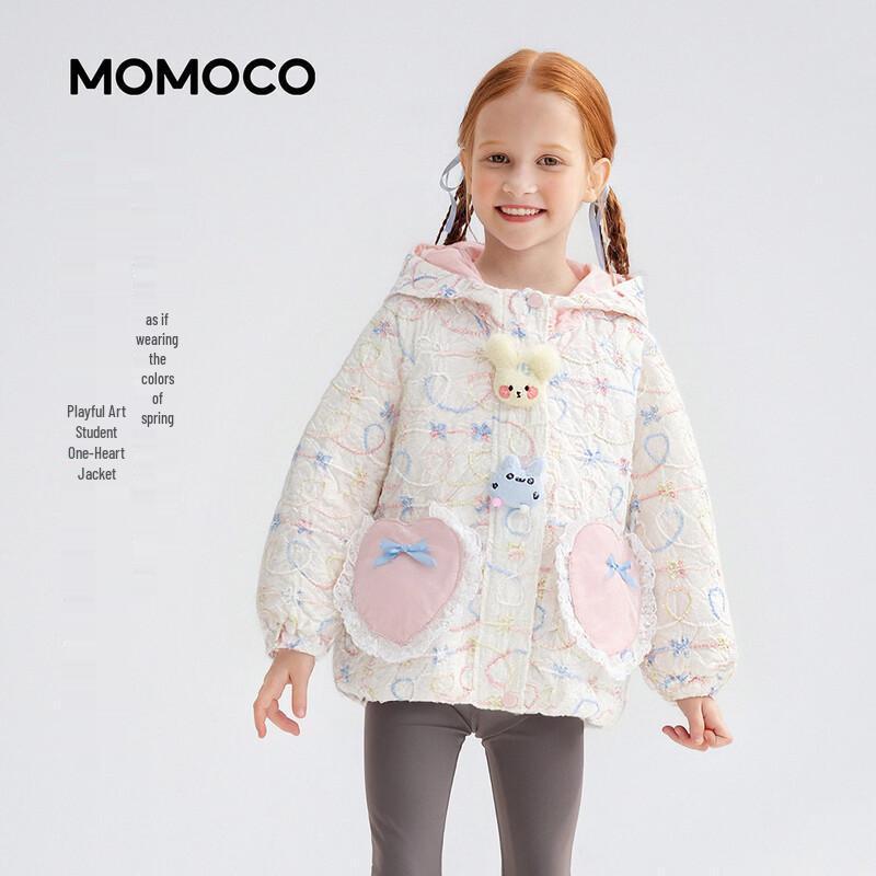 MOMOCO Girls  Sweet Doll Spring Hooded Jacket 90