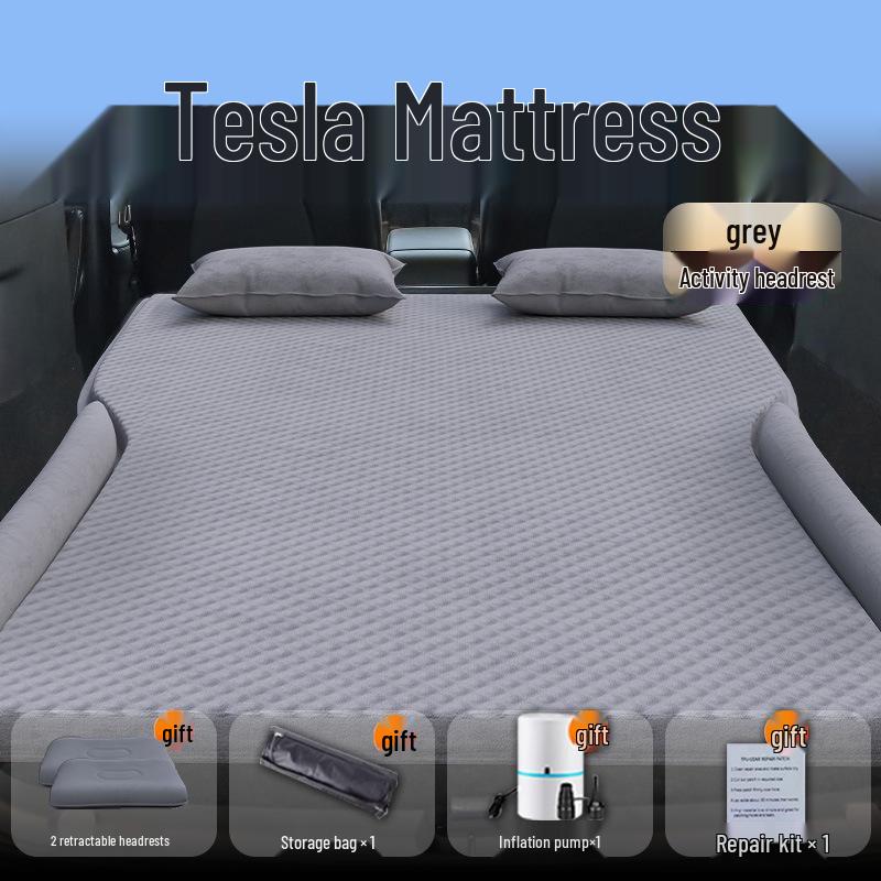 Tesla Model Y Refresh Trunk Mattress: Rear Seat Inflatable Sleeping Pad by Mao Dou Ya.