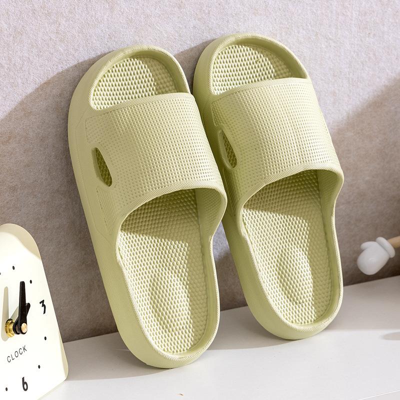 Thick Platform Bathroom Home Slippers 2025 Fashion Soft Sole EVA Indoor Slides Men Sandals Non-slip Women Couples Flip Flops