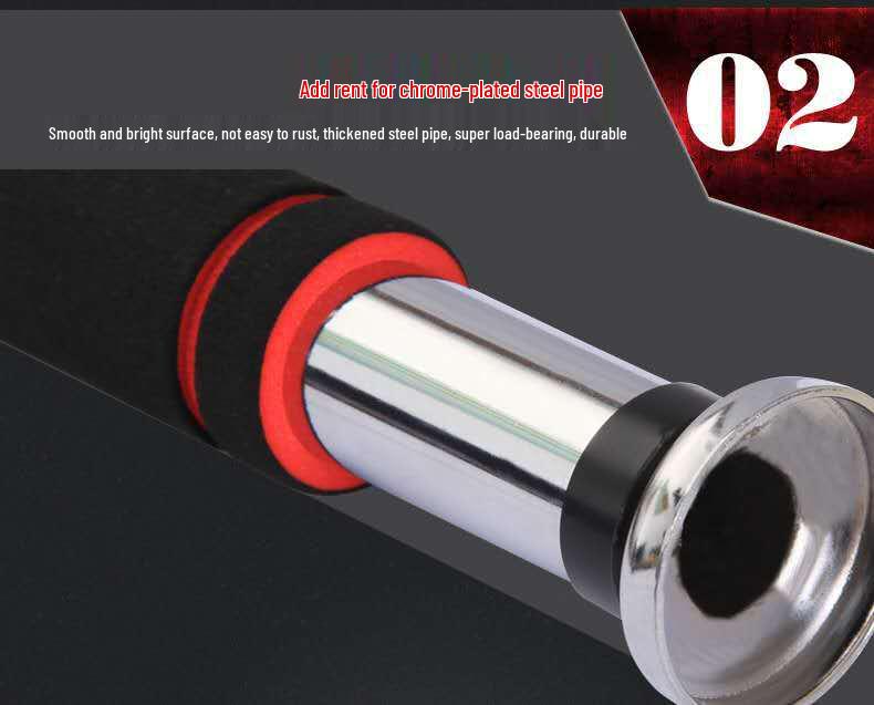 Adjustable No-Punch Doorway Pull-up Bar for Home Fitness