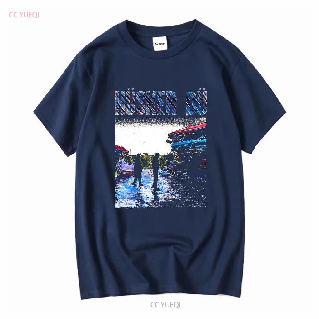 Husker Du T-Shirt Album Band Für Frau und Mann lange oder kurze Ärmel vintage Gewaschen Lässig Unisex Grafik Bequem Leicht