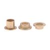5 Piezas Diámetro Interior 8 Mm Metalurgia de Polvos Cojinete de Aceite con Paso de Borde Brida de Hombro Casquillo Manga de Cobre