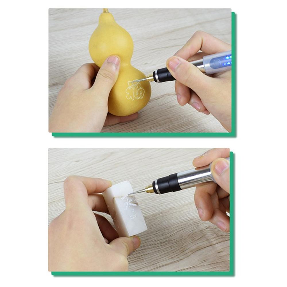 1X Cordless Electric Mini Drill Grinder Engraving Pen Variable Speed Rotary Tool