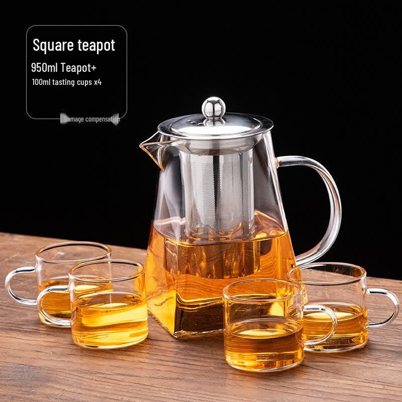 Yuluo Heat-Resistant Glass Tea Maker with Infuser
