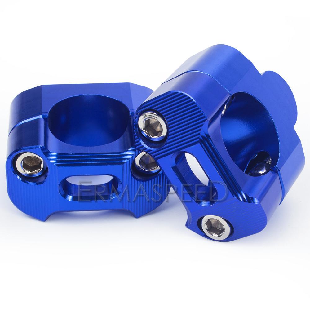 Motorcycle Handlebar Riser Mount Clamp 28mm 1 1/8" Universal Handlebar Fat Bar Risers Mount Clamp Fit for Dirt Bike