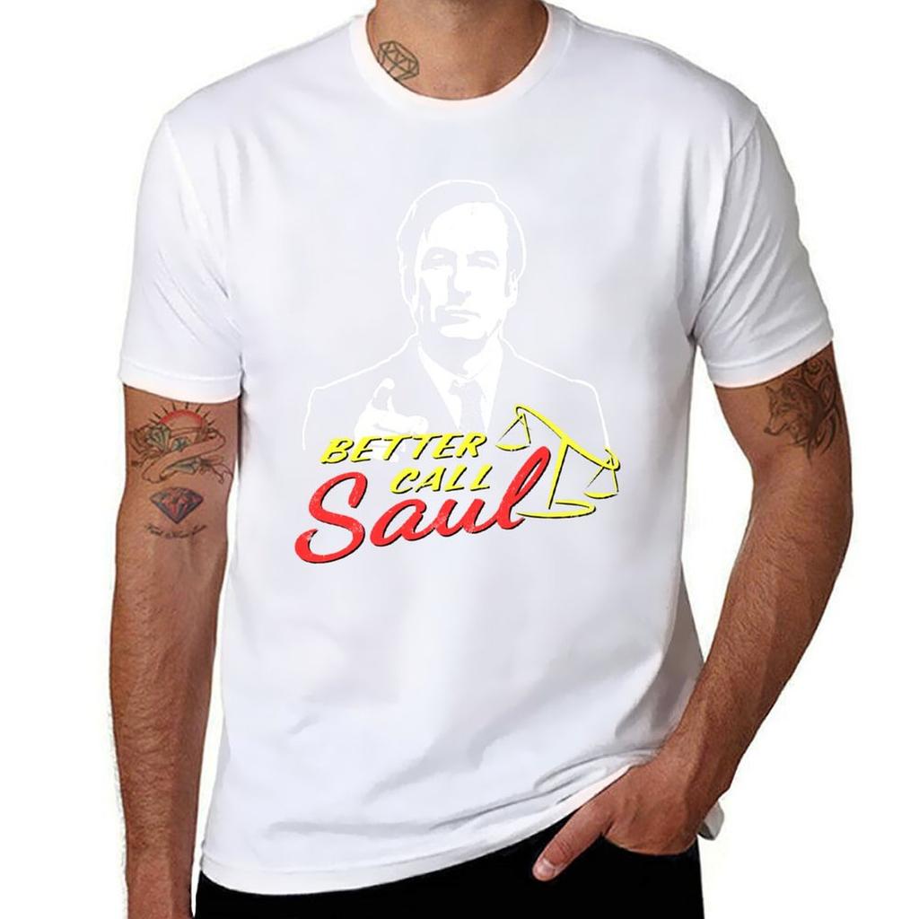 Call Saul Vintage Lepší Silueta Náčrt Bavlněné Tričko vysoce kvalitní pánská trička grafické pánské tričko bavlněné tričko