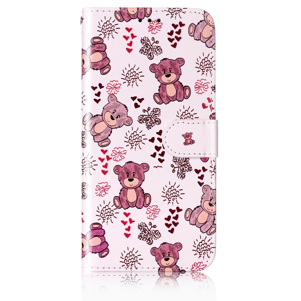 For Samsung Galaxy S24 Cover Pattern Printing Leather Wallet Flip Stand Phone Case