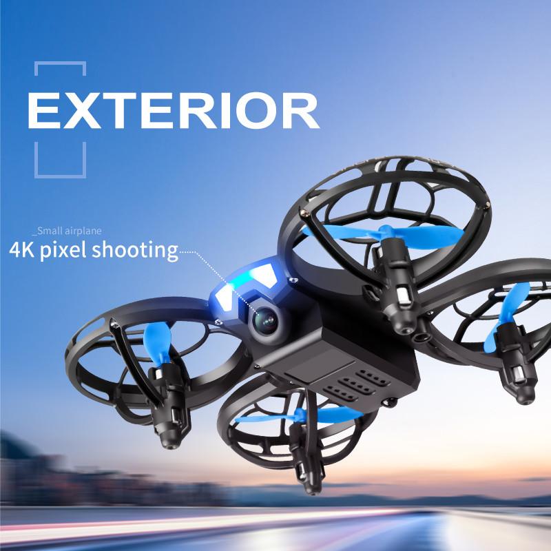 New V8 Mini Drone 4K Camera Profession HD Wide Angle Cam WiFi Fpv Quadcopter Height Keep Dron Helicopter Toys For Boys Gift