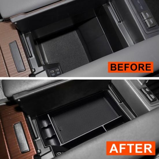 For Toyota Sienna -2025 Accessory Hidden Center Console Armrest Storage Box