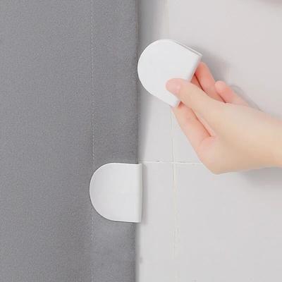 4Pcs Shower Curtain Clips Windproof Fixer Holder Curtain Clips Anti Slip Bedsheet Clip Home Decoration