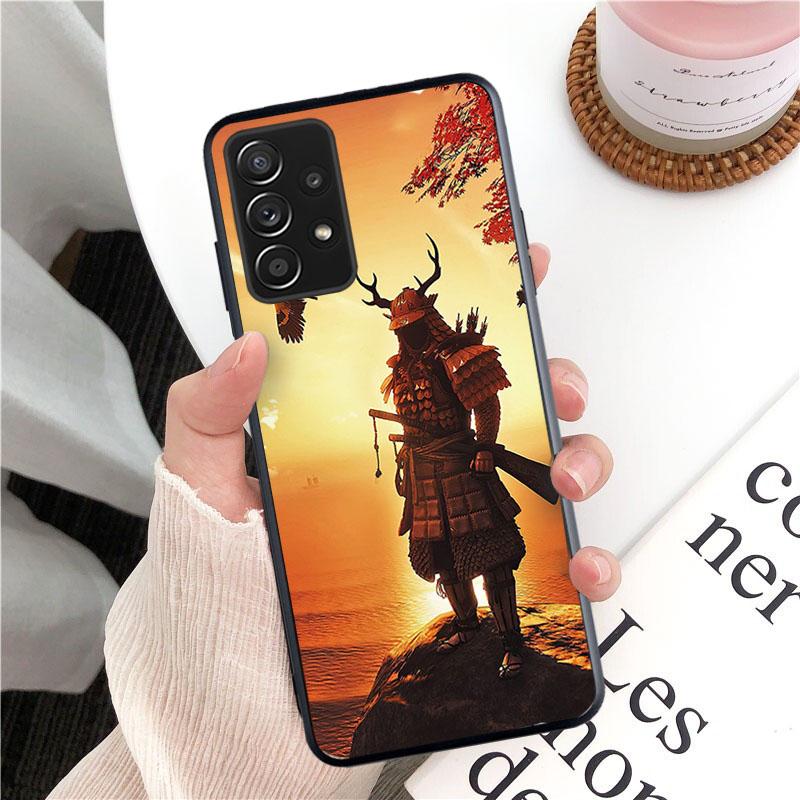 Japanese Samurai Phone Case for Samsung Galaxy A13 A22 A12 A32 A71 A11 A21S A33 A52 A72 A51 A50 A70 A31 M31 Funda Coque Case