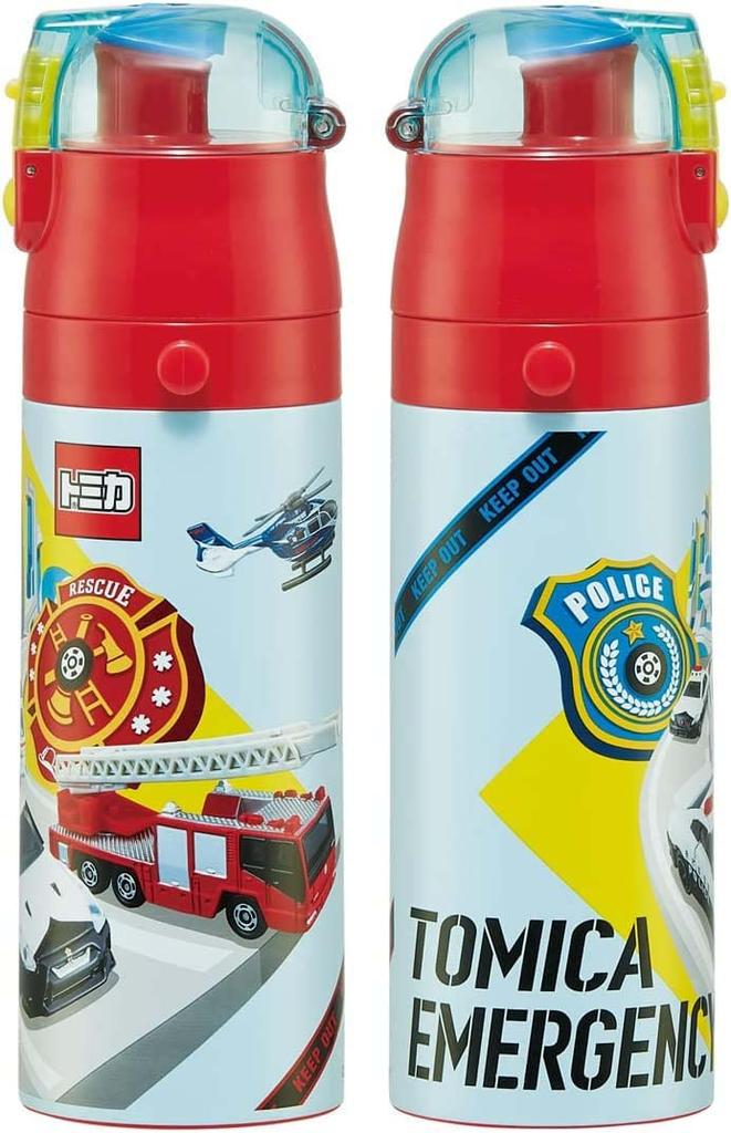 Skater Tomica 23 Stainless Steel Water for Boys Bottle, 470ml, (SDC4-A)