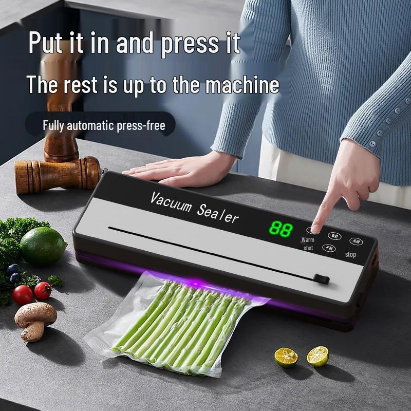 Compact Automatic Vacuum Sealer for Food Preservation