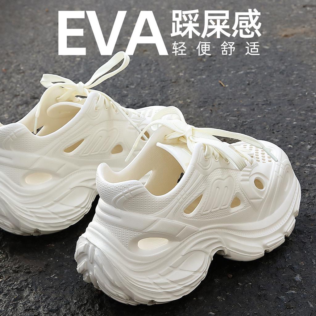 Hole shoes, new summer models, beach creek shoes, breathable, non-slip and wear-resistant bag head cool slippers