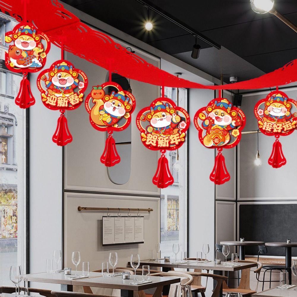 Traditional Snake Year Hanging Pendant Hanging Lunar Year Ornaments  For Home Shopping Mail