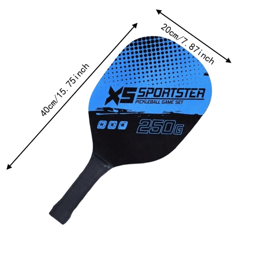 Wooden Pickleball Paddles Set Beginner Pickle Ball Equipment Complete Set Paddle Racquets Set  Men