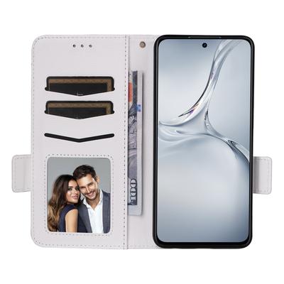 Pentru OnePlus Nord CE4 Lite 5G/Oppo K12x 5G (China) Husă cu Curea de Mână Textură Litchi Piele PU Portofel Husă Telefon