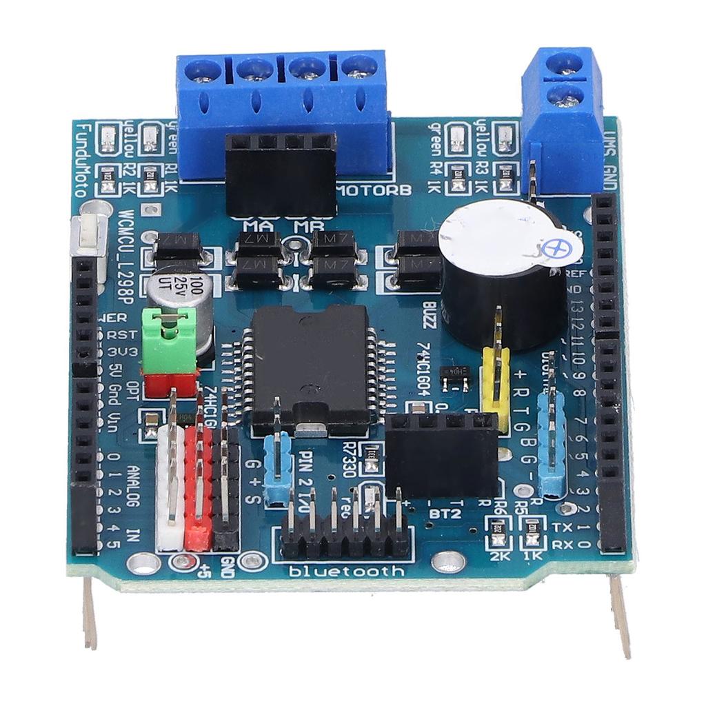 Moduł Sterowania Silnikiem DC Płyta Rozszerzająca Podwójny Dużej Mocy Mostek H Komponent Elektroniczny L298P
