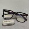 1 2 PCS Cyberpunk Square Glasses Unisex Fashion Trendy Party Street Style Eyewear