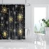 Household Waterproof Fabric Home Shower Curtain Accessories 90x180 Shower Curtain 240 * 200 Christmas Peripheral Shower Curtain