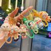 Crying Baby Keychain Flocked Girls Bag Pendant Blind Box Gift Car Key Chain Small Gift