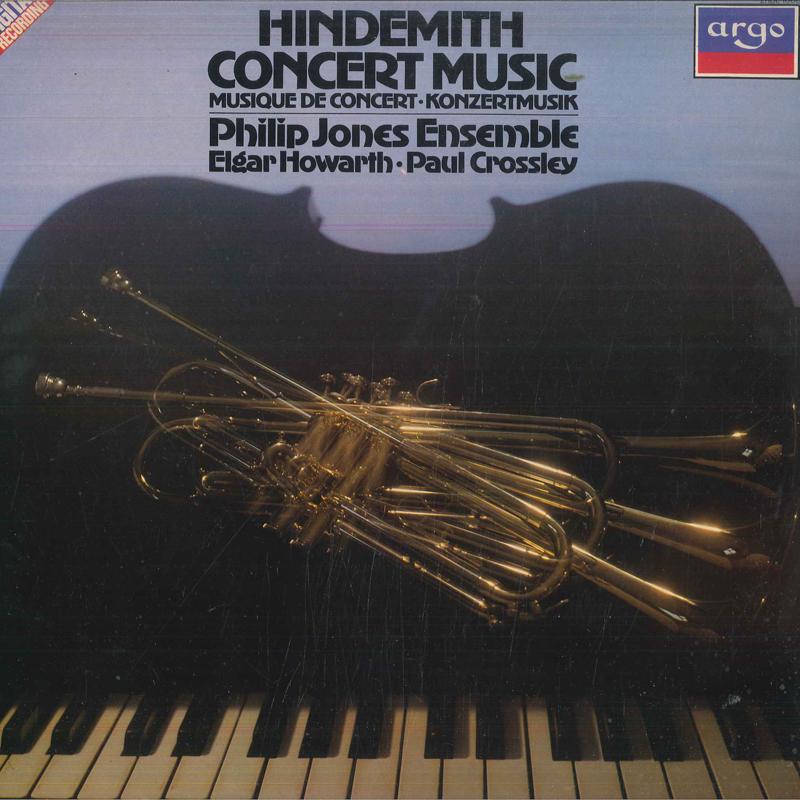 LP Record HINDEMITH, PHILIP JONES ENSEMBLE, E - Concert Music / Musique De Concert  ZRDL1000 ARGO 1981 UK & Europ Classical Used