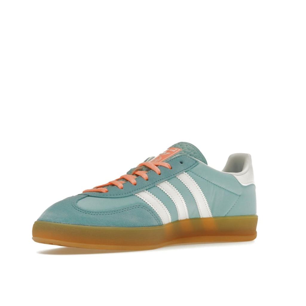 Adidas Gazelle Indoor Preloved Blau Gum Unisex Sneakers Wolkenweiß HQ9017