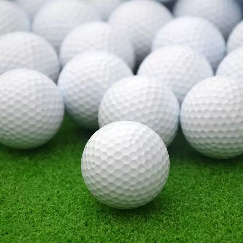 Golf Zweischichtiger Übungsball Sarin Ball Gummiball Golf Zweischichtiger Übungsball