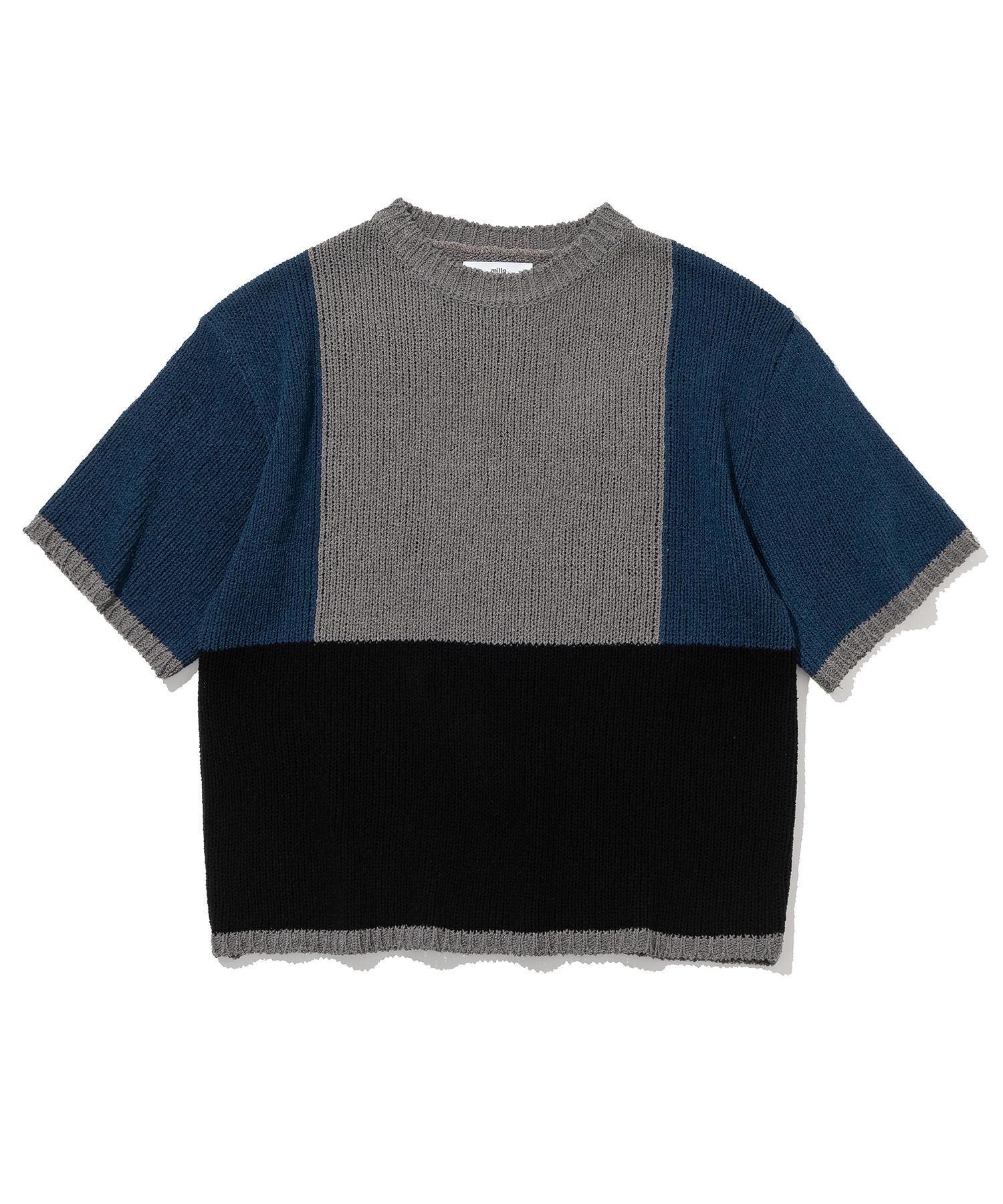 Milo Archive Division Block Knit [Blue] M