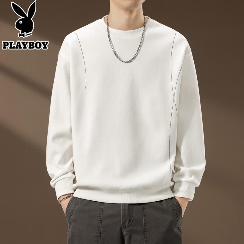 Playboy Men's Casual Crewneck Sweatshirt