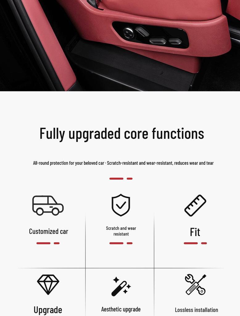 Armrest Protective Cover for Second Row Seats: Compatible with AITO M7, M8, M9