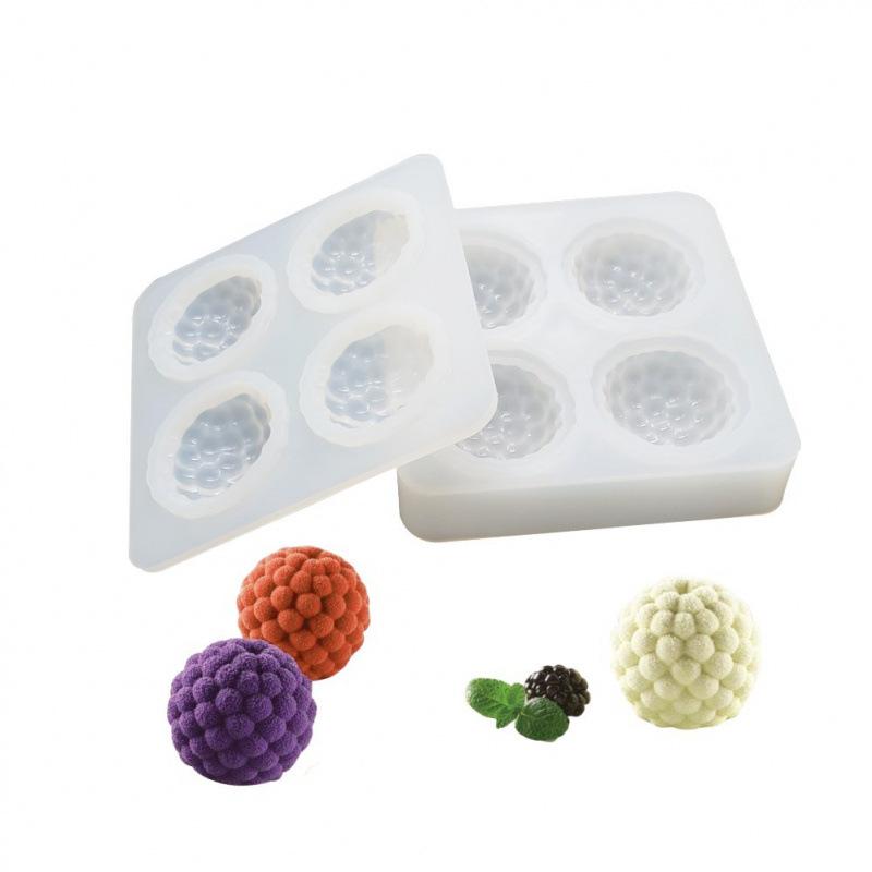 Raspberry 3D Silicone Mold for Exceptional Mousse Cakes and Creative Baking Experiences