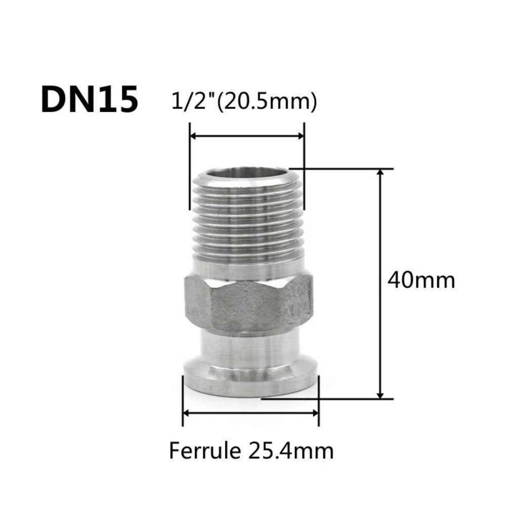 Sanitär-Dreiklemmen-Adapter Edelstahl-Adapter Industrielle Rohrleitungen