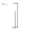 Freestanding Toilet Paper Holder with Non-Slip Stable Base Easy Assembly Large Capacity Bathroom Roll Paper Stand