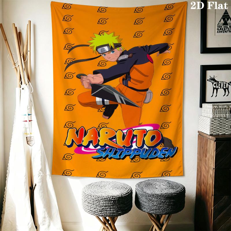 Naruto S Dynamic Pose Wall Tapestry Aesthetic Wall Hanging Printed Fabric Blanket Decorative Tapestries For Bedroom Living Room Home Decor