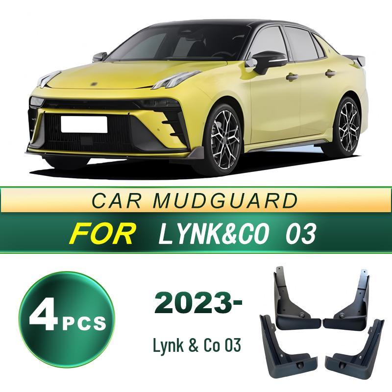 

Lynk & Co 03 2023 Tire Mud Flaps – Soft Rubber, Easy No-Drill Installation.