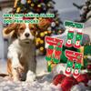 2-pack Jul Vinter Hundstrumpor Varma Hundstrumpor Valpar Utomhus Tasskydd för Husdjursutklädnad