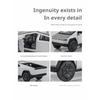 Maßstab 1/32 Tesla Pickup Truck Legierungsmodell Kinderauto Spielzeug Rückzug Sound Licht Zweitürer Auto Druckguss Spielzeug Festivalgeschenk