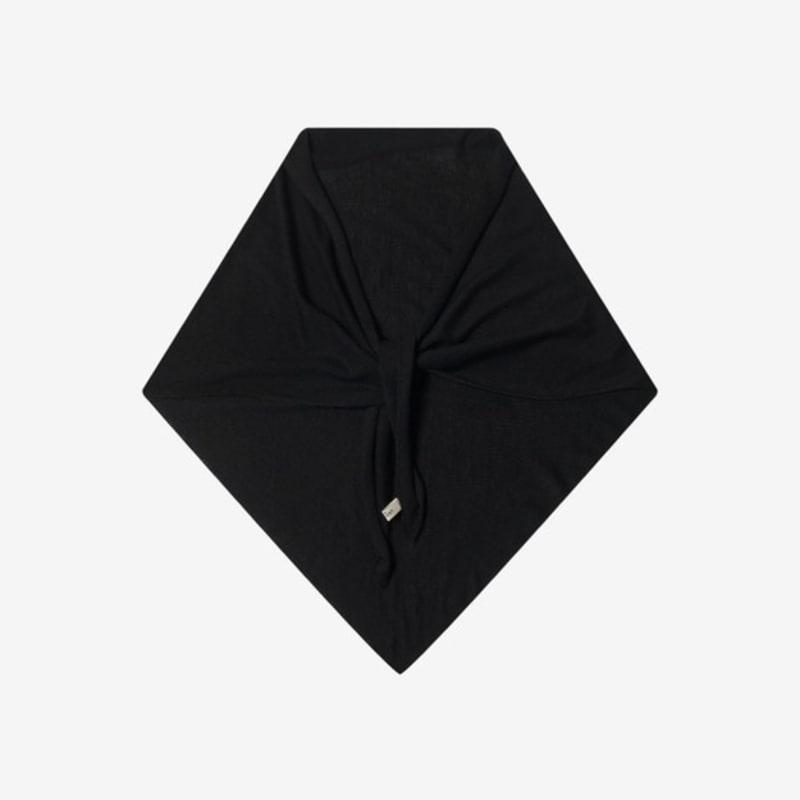LA KOSMO FLOW KNIT SCARF - BLACK