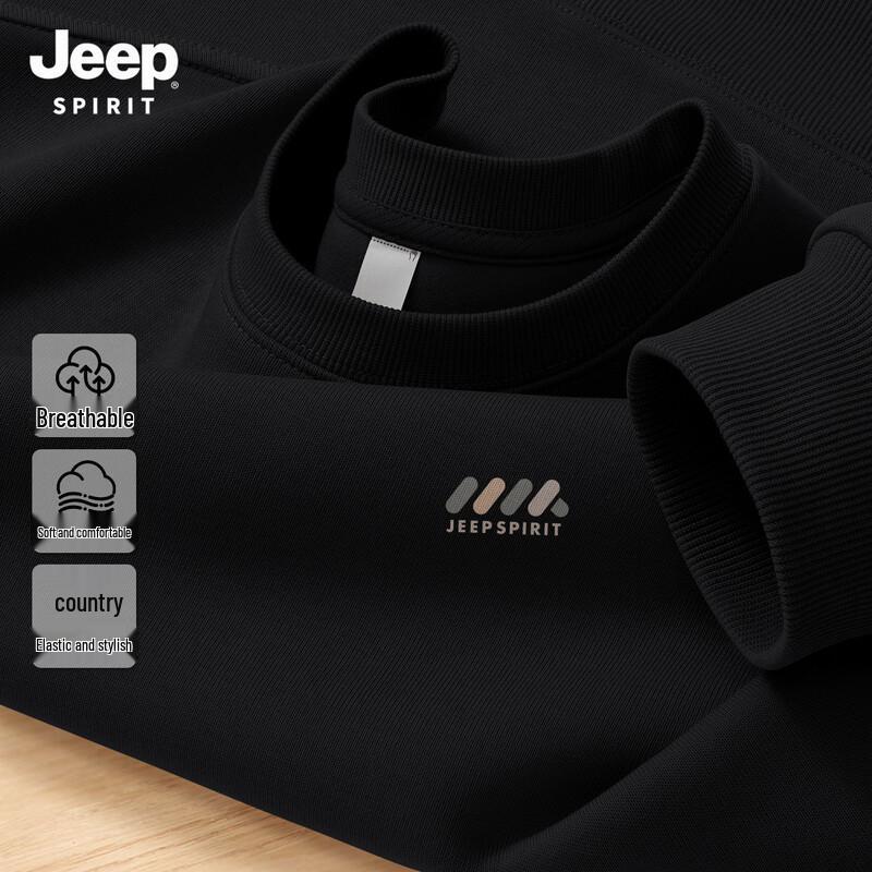 JEEP SPIRIT Men s 2026 Casual Crewneck Pullover Sweatshirt XL