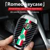 Barevný módní stylový obal na klíč od auta Náhradní zadní kryt pro klíč Alfa Romeo Giulia a Stelvio