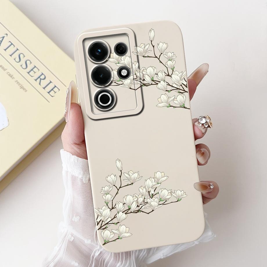 For Itel S25 Ultra S686LN Phone Case Liquid Silicone Soft Back Cover For Itel S25 S685LN Bumper Dragon Cat Flower Butterfly Capa