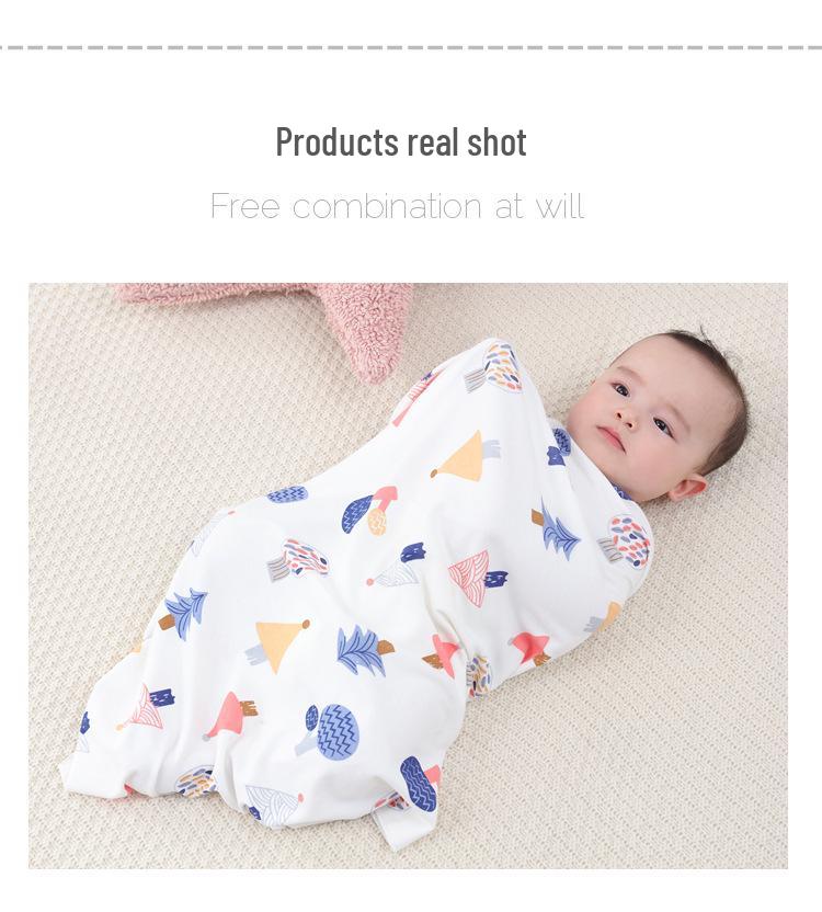 Class A Pure Cotton Newborn Swaddle Blanket – Soft, Thin, Skin-Friendly, All-Season Wrap