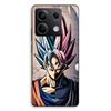 Phone Case - MANIACASE - Xiaomi Redmi Note 13 5G - Silicone TPU - Dragon Ball Z Goku SSJ - Black