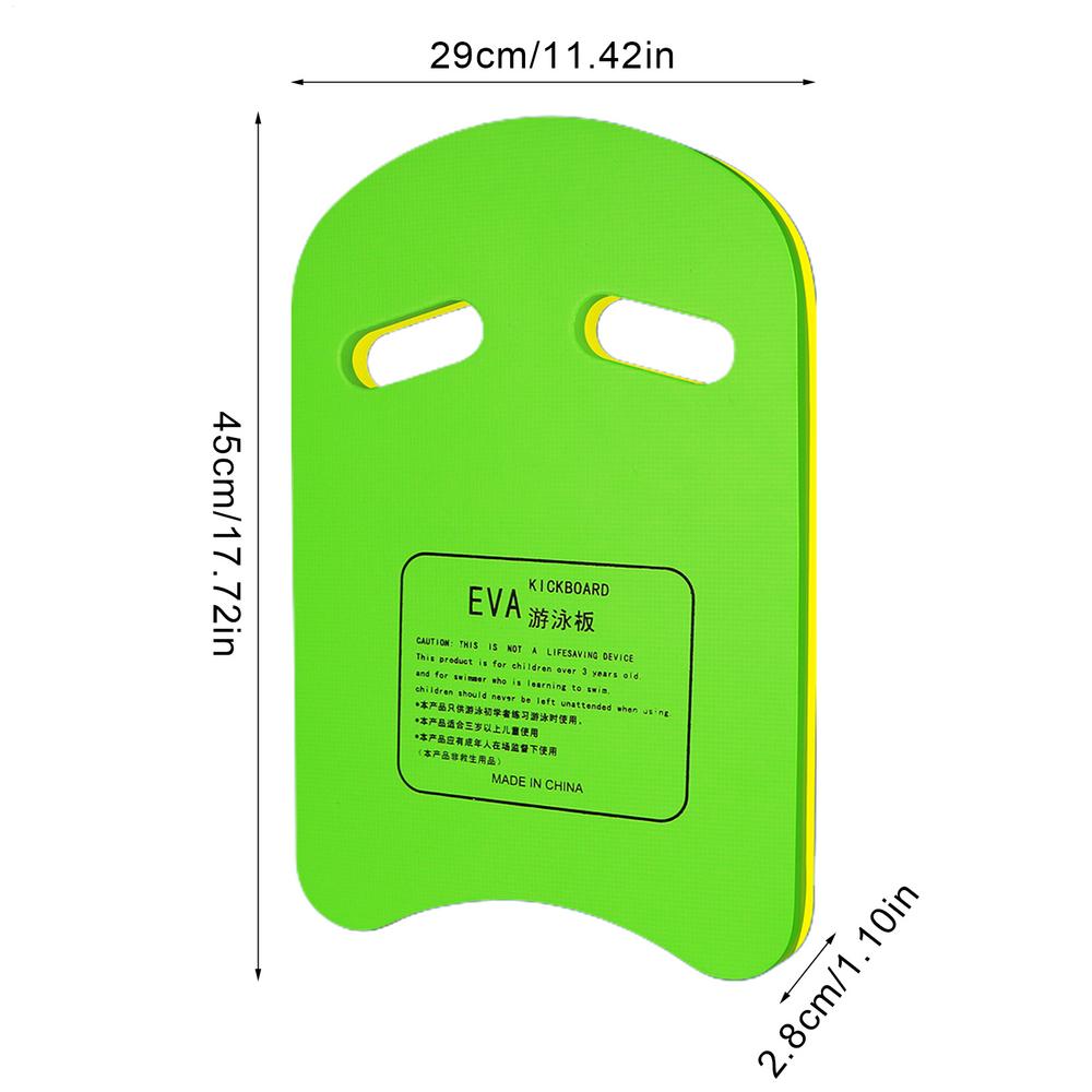 

1PC EVA Swimming Kick board, Swimming Aid Board,U-shaped Safety Floating Board,Easy To Grip,for Adults And Children зелений